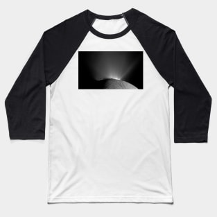 Enceladus polar geysers, Cassini image (C039/1663) Baseball T-Shirt